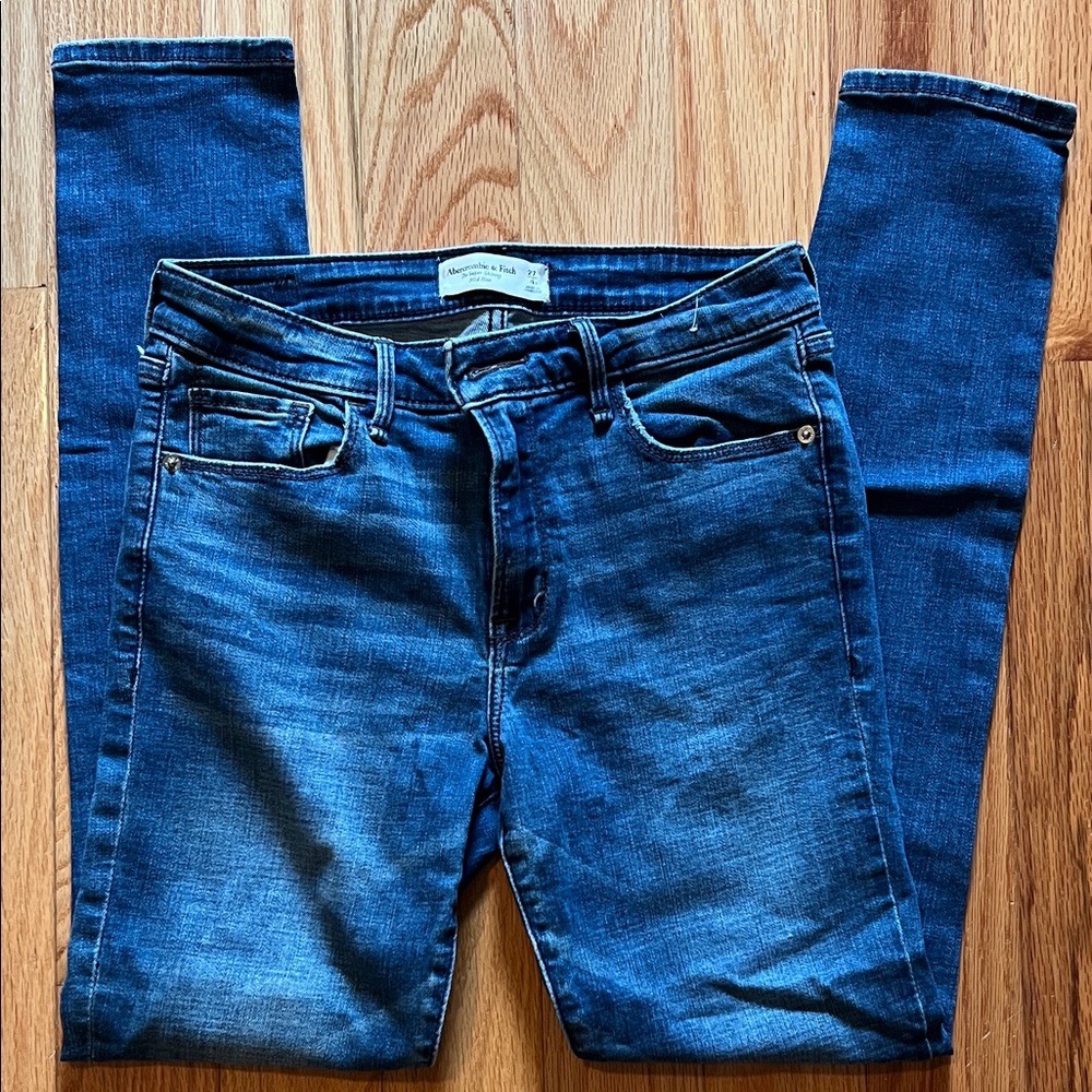 Abercrombie & Fitch Blue Skinny Jeans